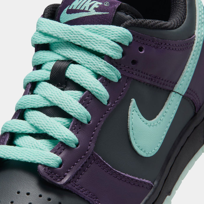 Dunk Low Retro Halloween Grade School Lifestyle Shoes (Dark Smoke Grey/Artisan Teal/Grand Purple)