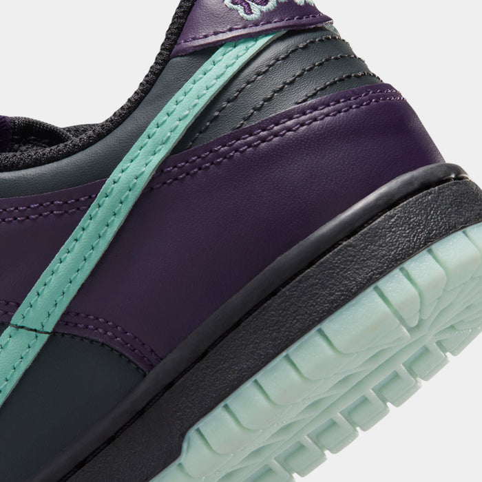Dunk Low Retro Halloween Grade School Lifestyle Shoes (Dark Smoke Grey/Artisan Teal/Grand Purple)