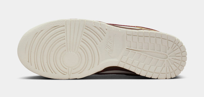 Dunk Low Retro Womens Lifestyle Shoes (Khaki/Team Red/Baroque Brown/Pearl White)