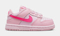 Dunk Low Triple Pink Infant Toddler Lifestyle Shoes (Pink)