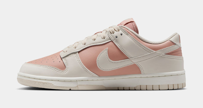 Dunk Low Womens Lifestyle Shoes (Particloe Pink/Light Orewood Brown)