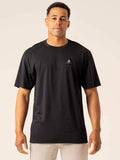 Dynamic Oversized T-Shirt - Black Clothing Ryderwear