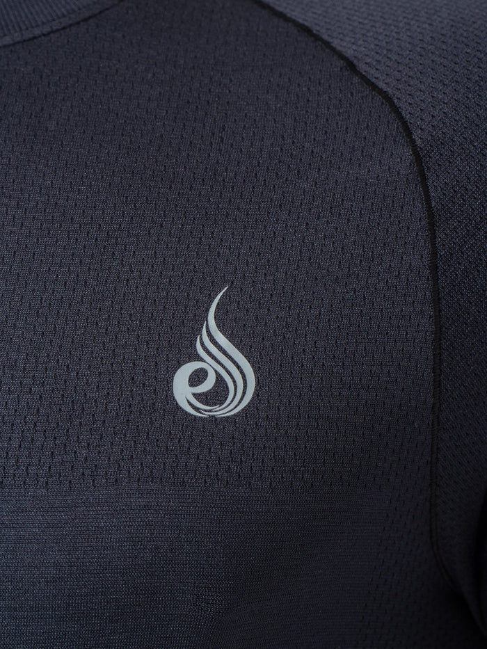 Element Seamless T-Shirt - Black Clothing Ryderwear