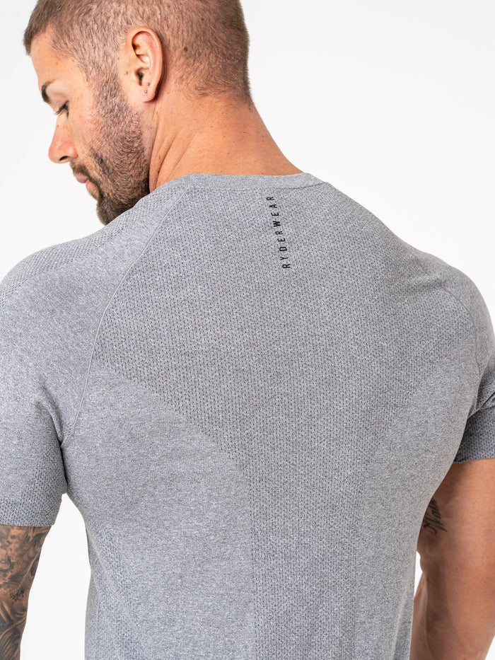 Element Seamless T-Shirt - Charcoal Marl Clothing Ryderwear