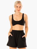 Elevate Lounge Bra - Black Clothing Ryderwear