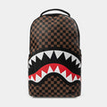 Emboss 2 Checkered Mens Backpack (Black/Brown)