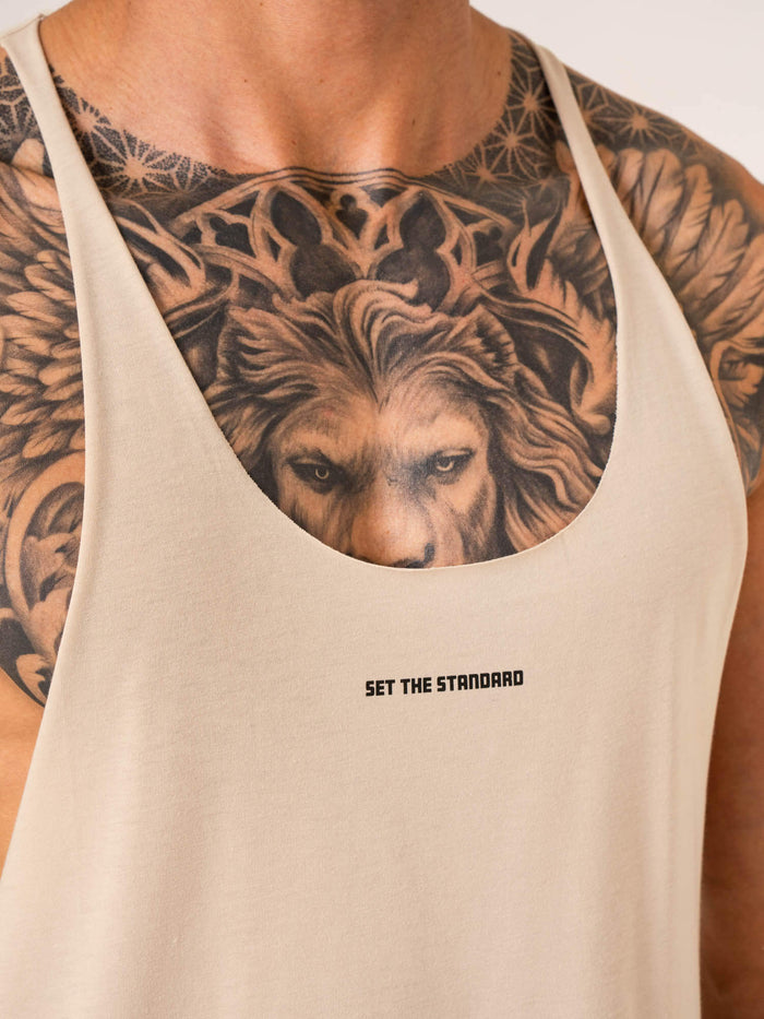 Emerge Arnie T-Back - Sand Clothing Ryderwear