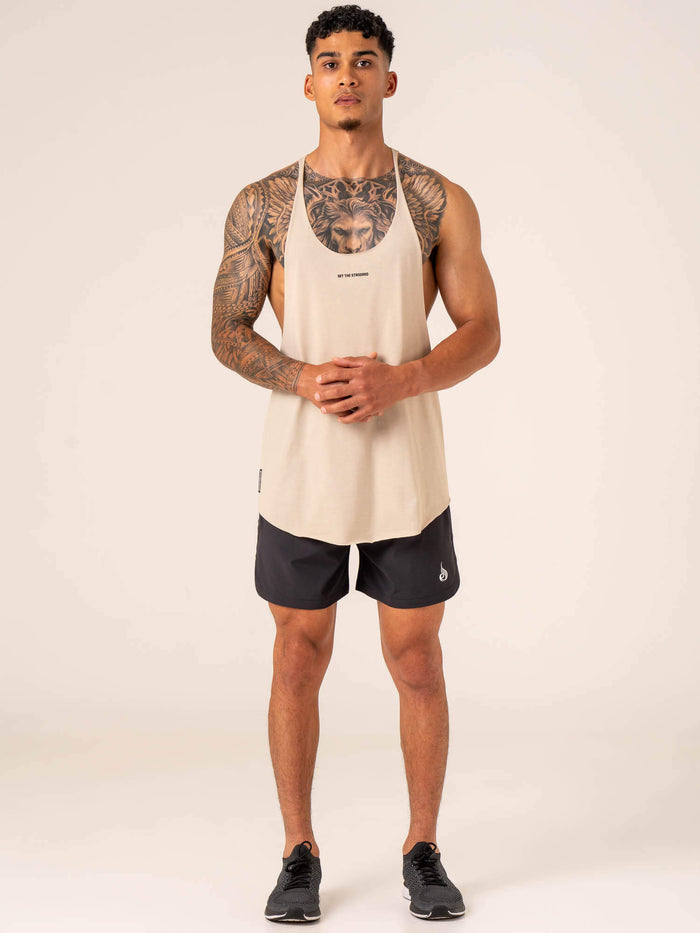 Emerge Arnie T-Back - Sand Clothing Ryderwear