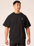 Emerge Fleece T-Shirt - Faded Black Clothing Ryderwear