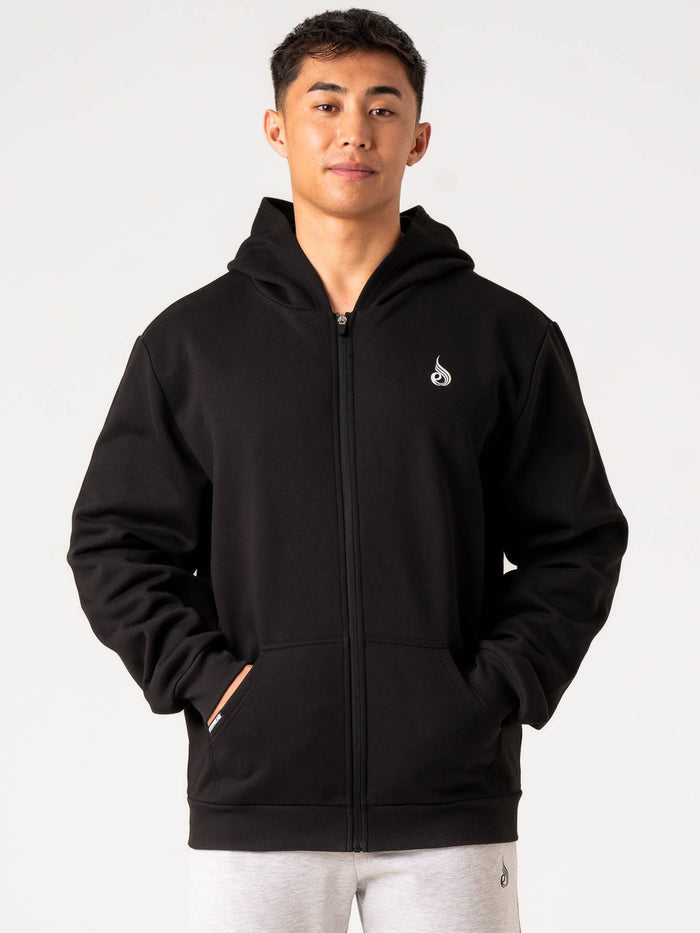 Emerge Track Jacket - Black Clothing Ryderwear