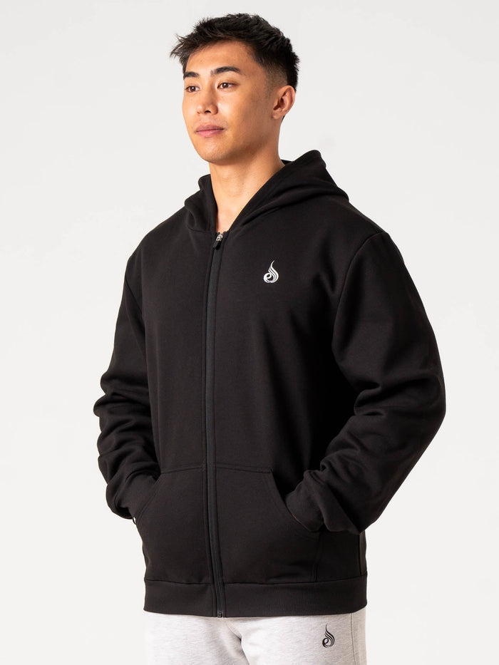 Emerge Track Jacket - Black Clothing Ryderwear