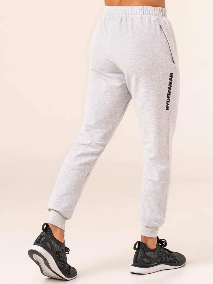 Emerge Track Pant - Snow Grey Marl Clothing Ryderwear