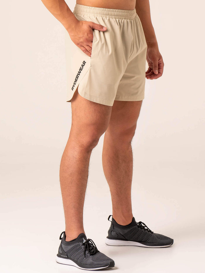 Emerge Training Short - Sand Clothing Ryderwear