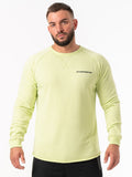 Energy Crew Neck - Lime Clothing Ryderwear