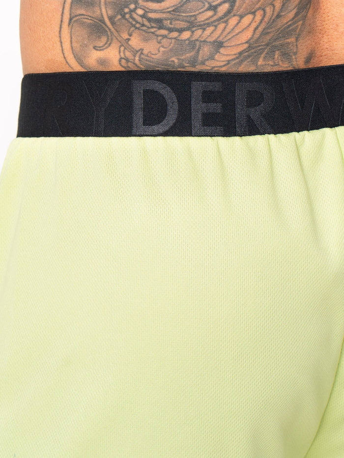 Energy Mesh Shorts - Lime Clothing Ryderwear