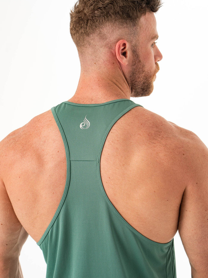 Energy Mesh T-Back - Fern Green Clothing Ryderwear