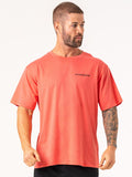 Energy Oversized T-Shirt - Coral Clothing Ryderwear