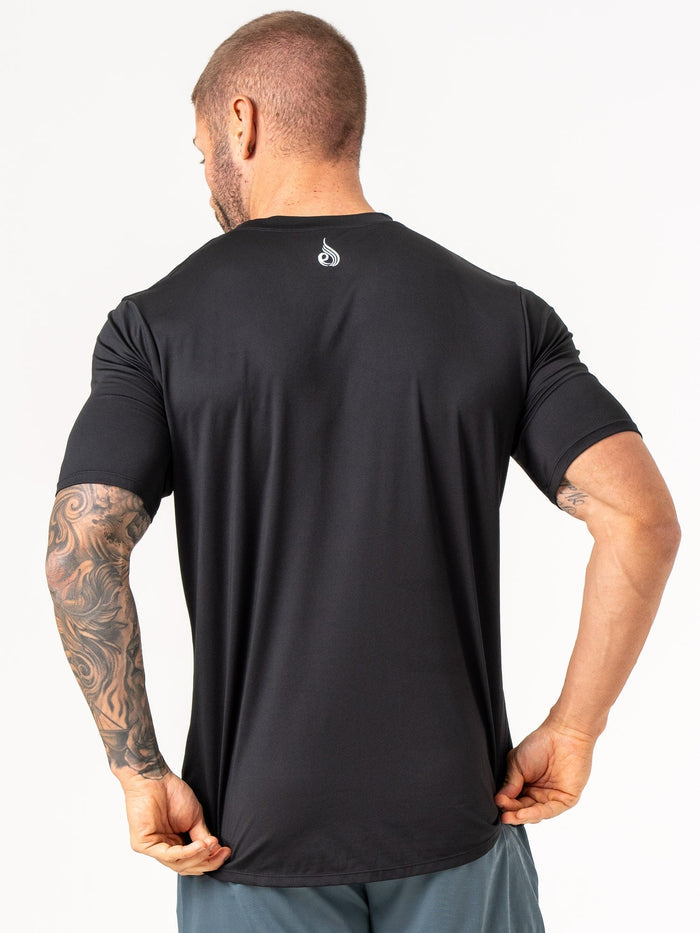 Energy T-Shirt - Black Clothing Ryderwear