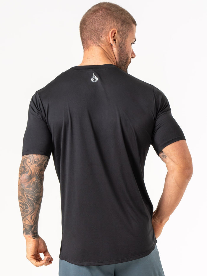 Energy T-Shirt - Black Clothing Ryderwear