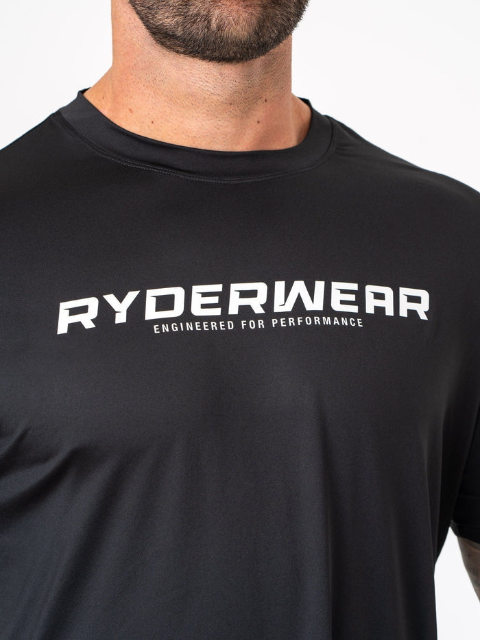 Energy T-Shirt - Black Clothing Ryderwear