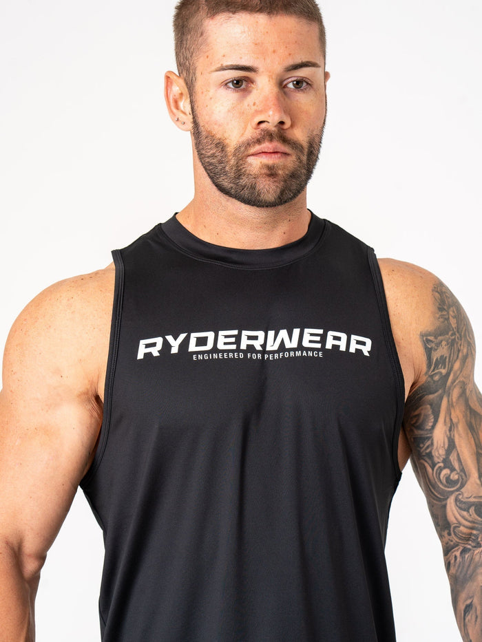 Energy Tank - Black Clothing Ryderwear