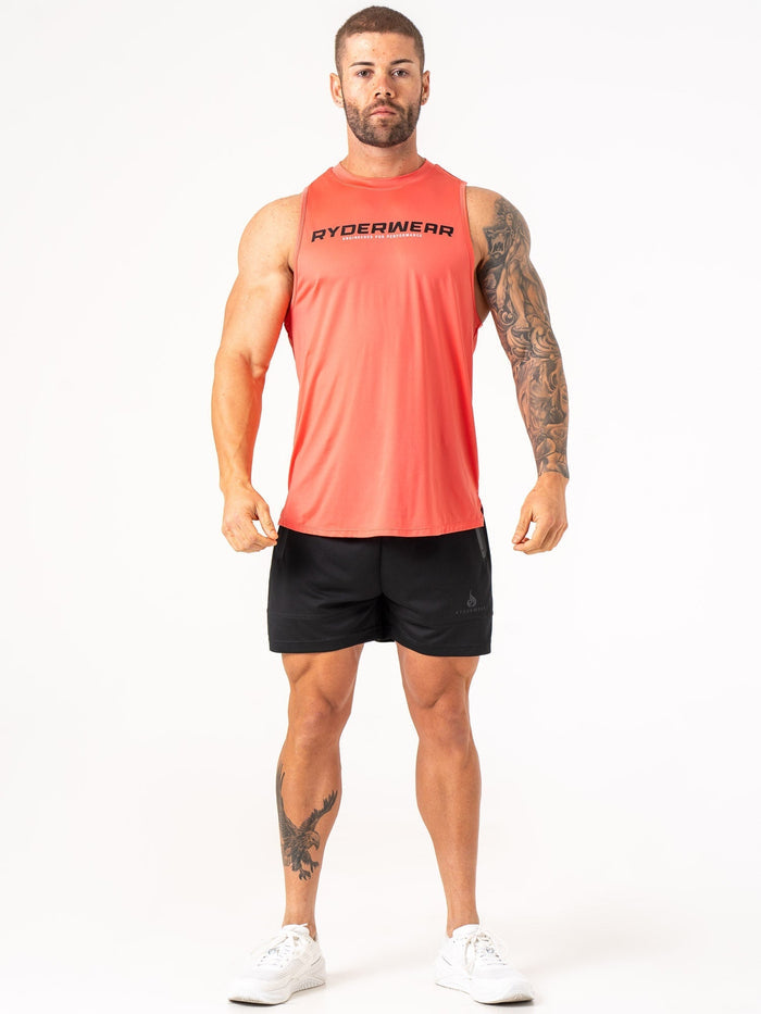 Energy Tank - Coral Clothing Ryderwear