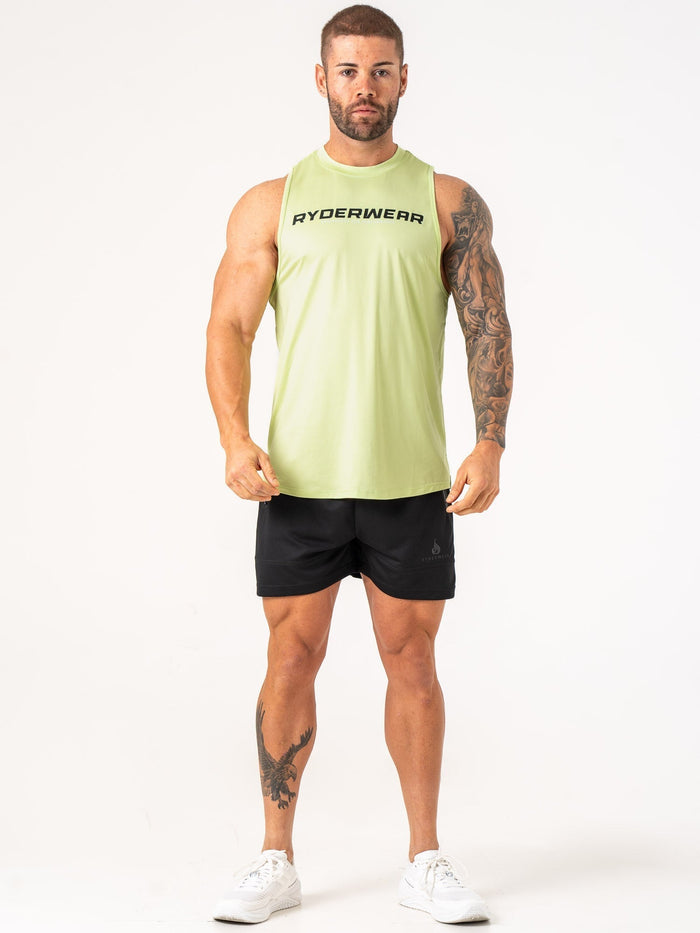 Energy Tank - Lime Clothing Ryderwear