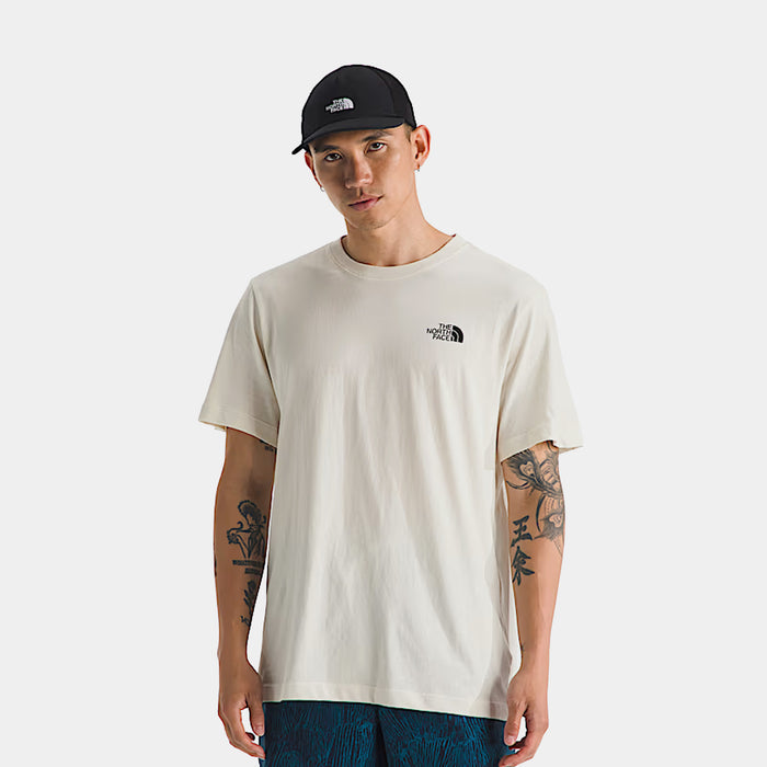 Evolution Half Dome Graphic Mens Short Sleeve Shirt (White Dune)