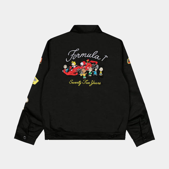 F1 x Peanuts Mechanics Full-Zip Mens Jacket (Black)