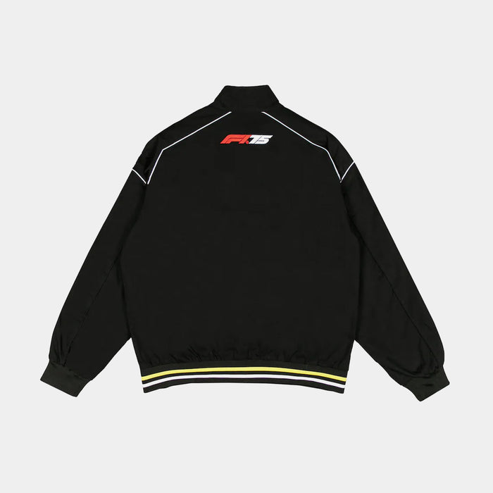 F1 x Snoopy Peanuts Pit Crew Joe Cool Racing Mens Jacket (Black/White)