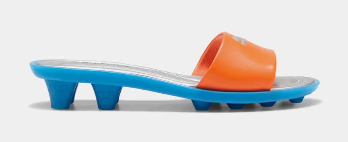 Fenty x Puma Chic Slides Womens Lifestyle Sandals (Rickie Orange/Racing Blue)
