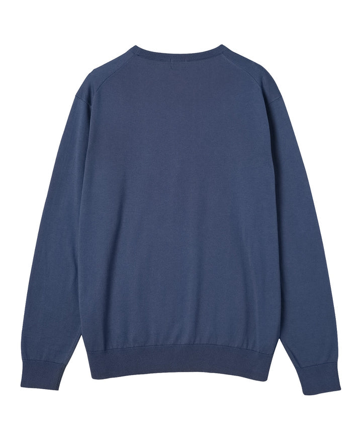 FF30G SUVIN GOLD Cotton Crew Neck Knit