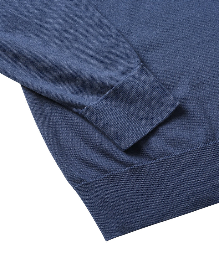 FF30G SUVIN GOLD Cotton Crew Neck Knit