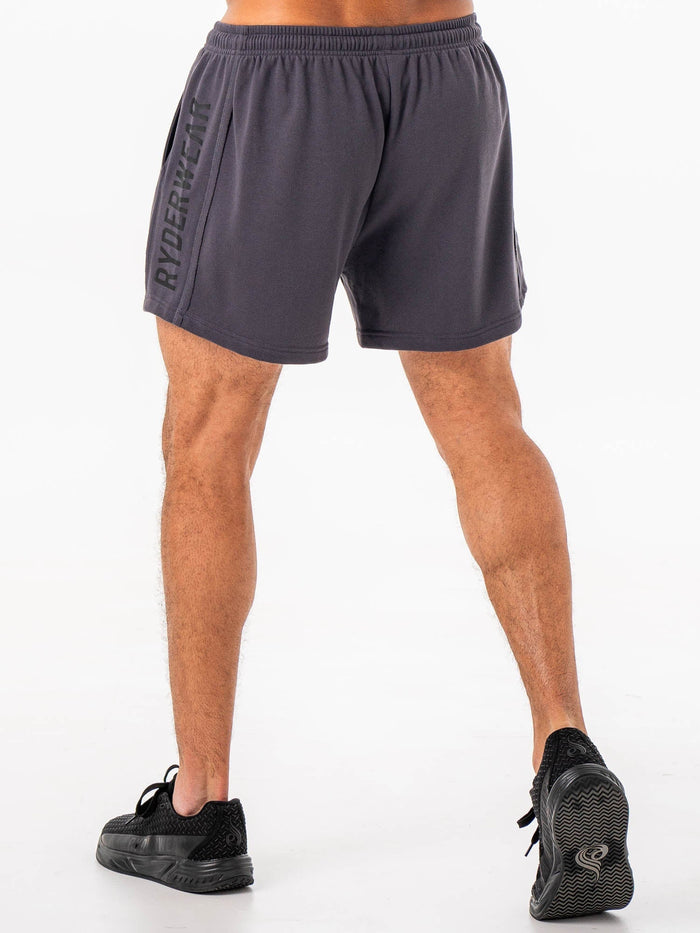 Fleece Arnie Short - Charcoal Clothing Ryderwear
