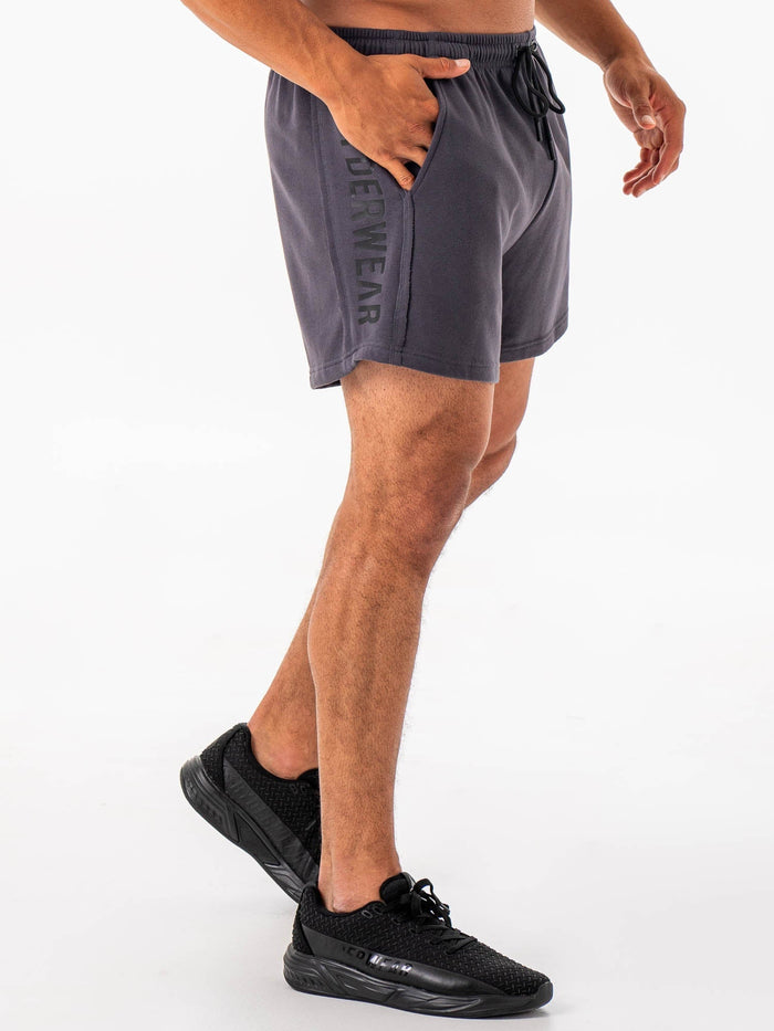 Fleece Arnie Short - Charcoal Clothing Ryderwear