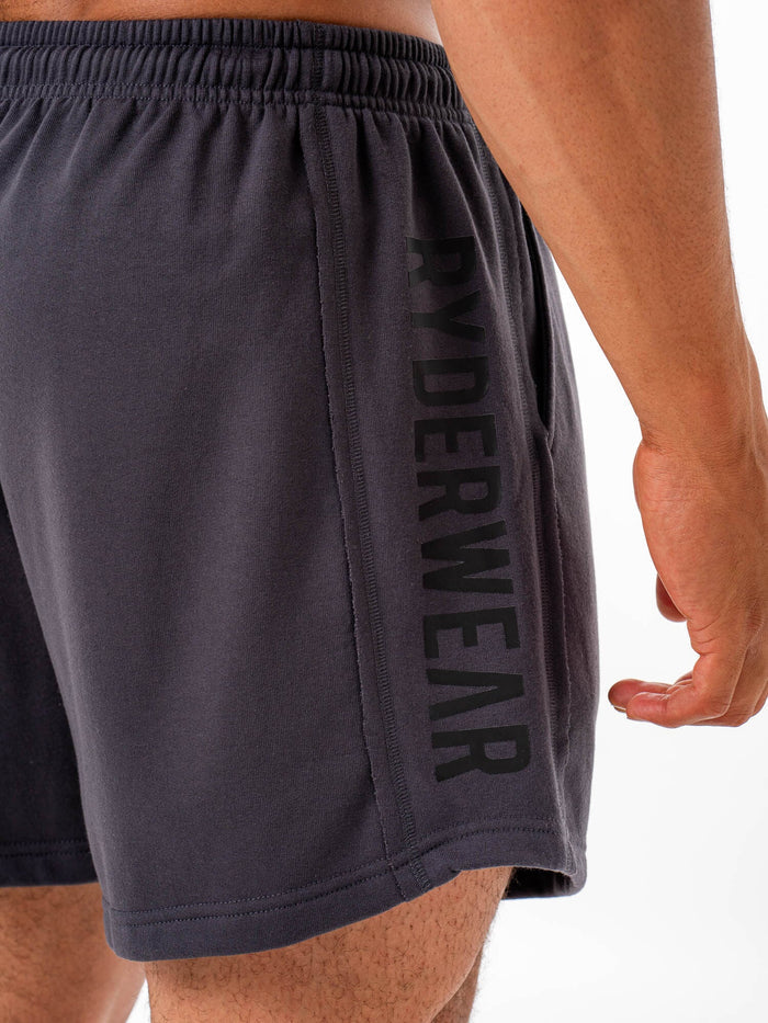 Fleece Arnie Short - Charcoal Clothing Ryderwear