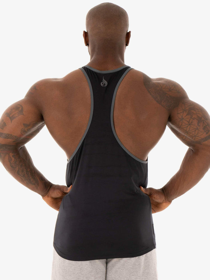 Flex Stringer T-Back - Black Clothing Ryderwear