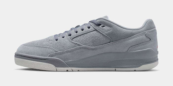 Flight Court Mens Basketball Shoes (Cool Grey/Varsity Red/Wolf Grey)
