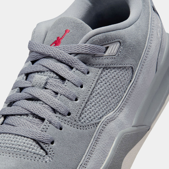 Flight Court Mens Basketball Shoes (Cool Grey/Varsity Red/Wolf Grey)