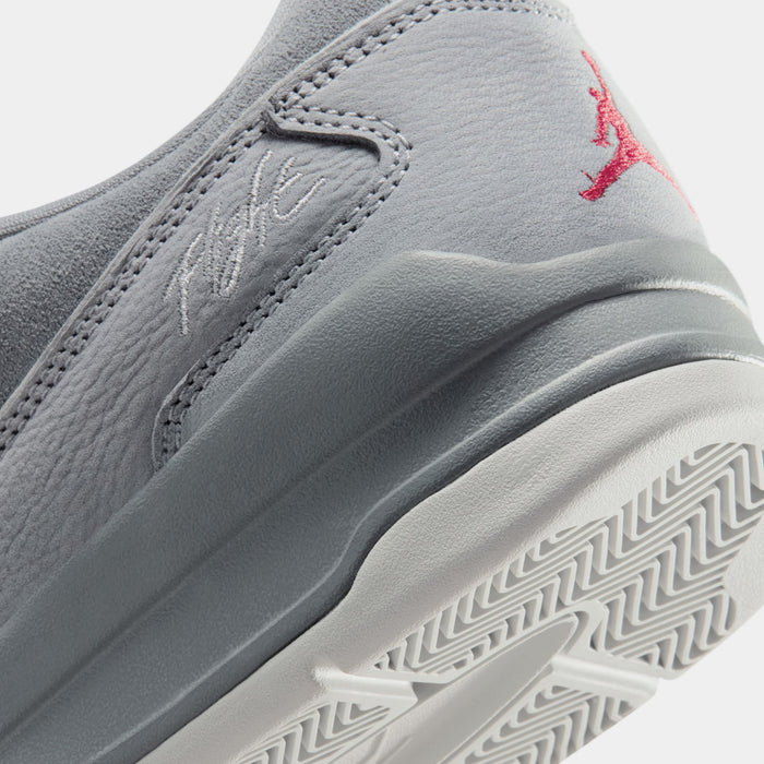 Flight Court Mens Basketball Shoes (Cool Grey/Varsity Red/Wolf Grey)