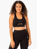 Focus Contour Sports Bra - Black Clothing Ryderwear