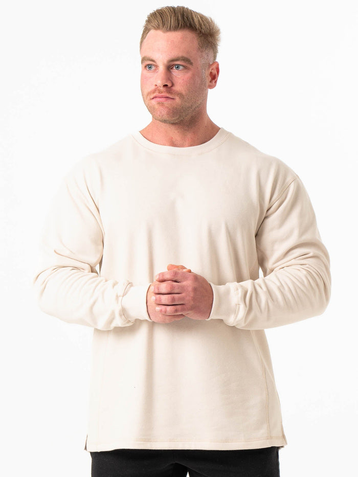 Force Crew Neck - Bone Clothing Ryderwear