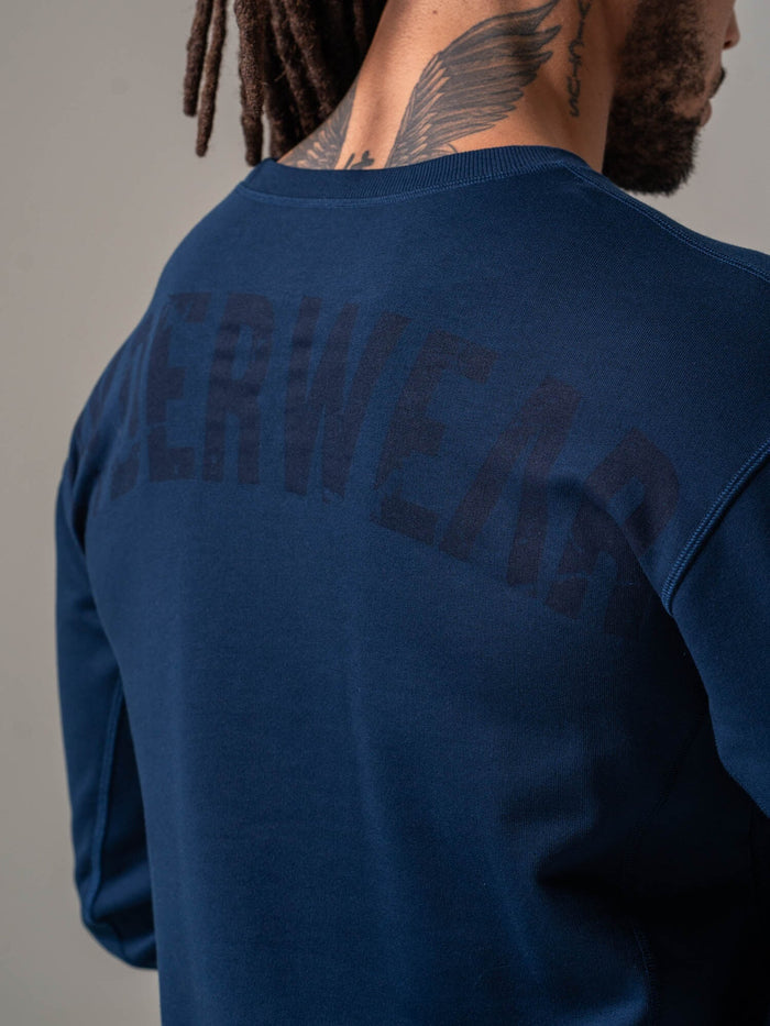 Force Crew Neck - Navy Clothing Ryderwear