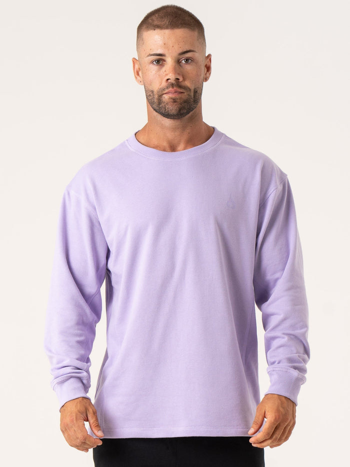 Force Crew Neck - Purple Clothing Ryderwear
