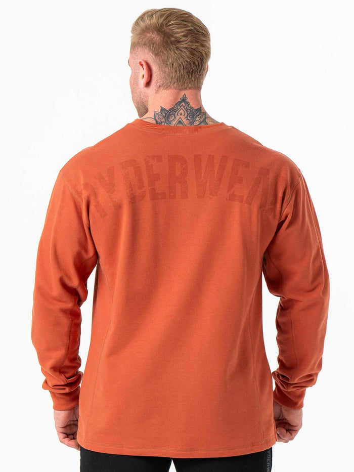 Force Crew Neck - Terracotta Clothing Ryderwear