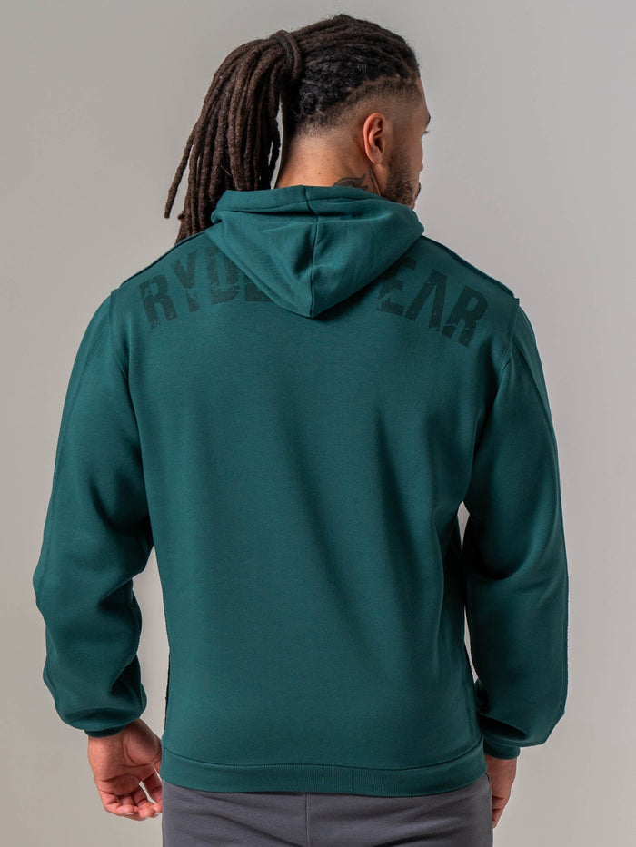 Force Hoodie - Emerald Clothing Ryderwear