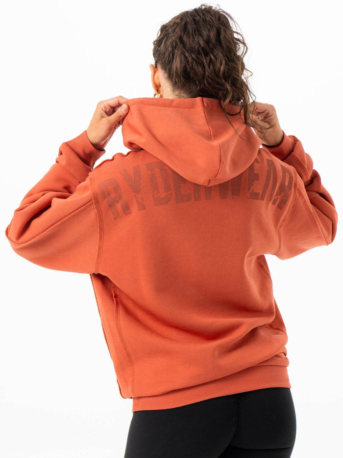 Force Hoodie - Terracotta Clothing Ryderwear