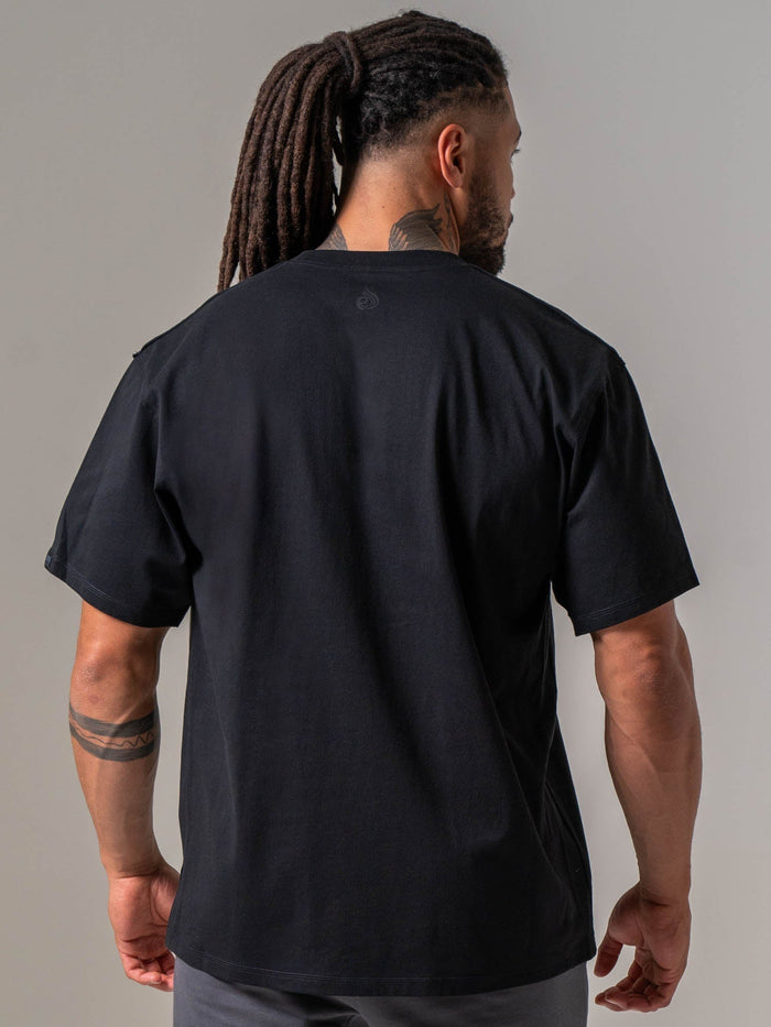 Force Oversized T-Shirt - Black Clothing Ryderwear