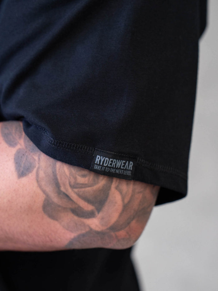Force Oversized T-Shirt - Black Clothing Ryderwear
