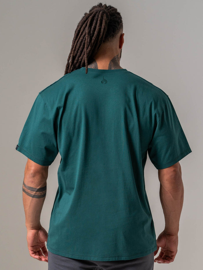 Force Oversized T-shirt - Emerald Clothing Ryderwear